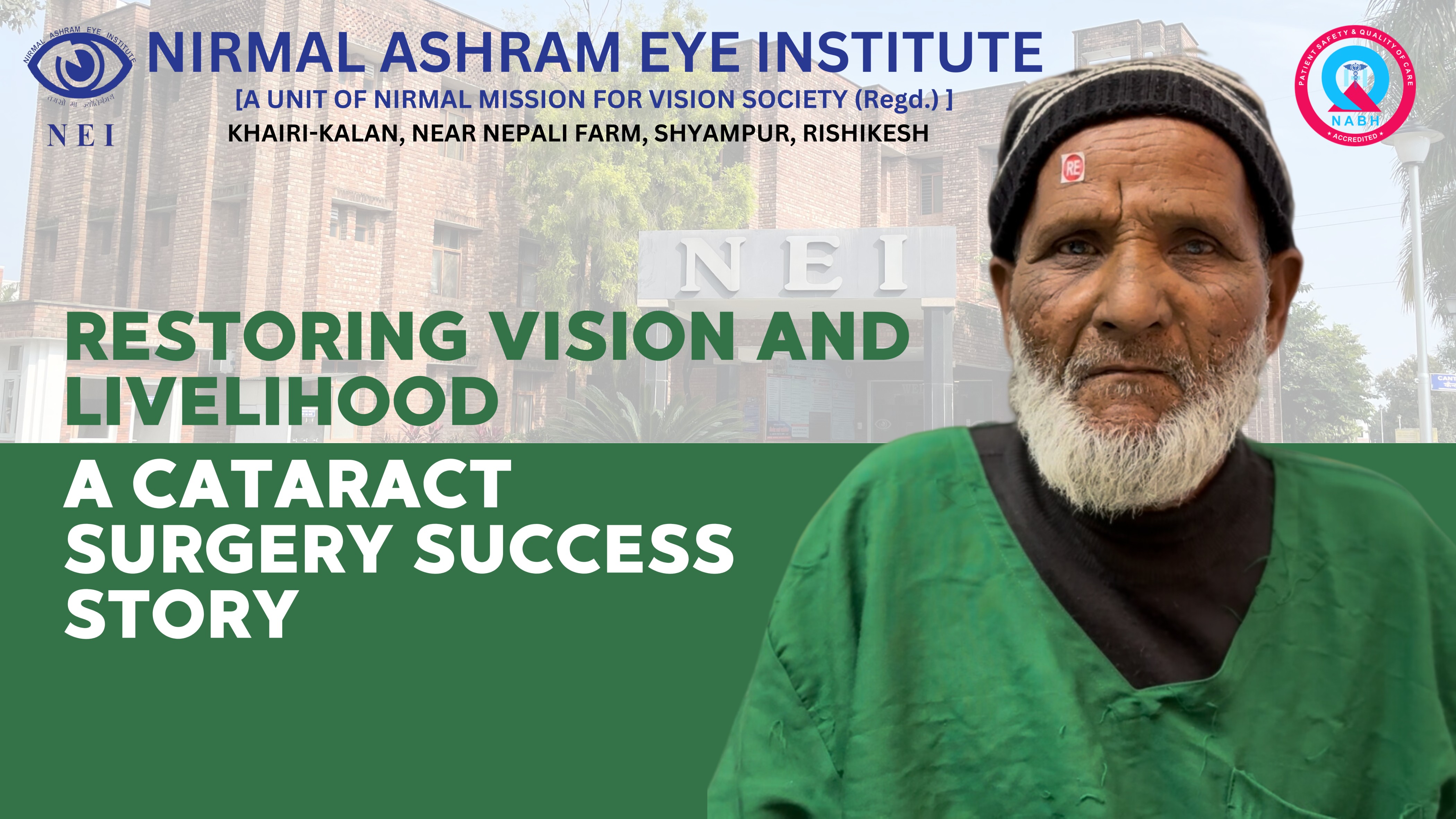 From Blurry Roads to Clear Horizons!  Sharif’s inspiring journey