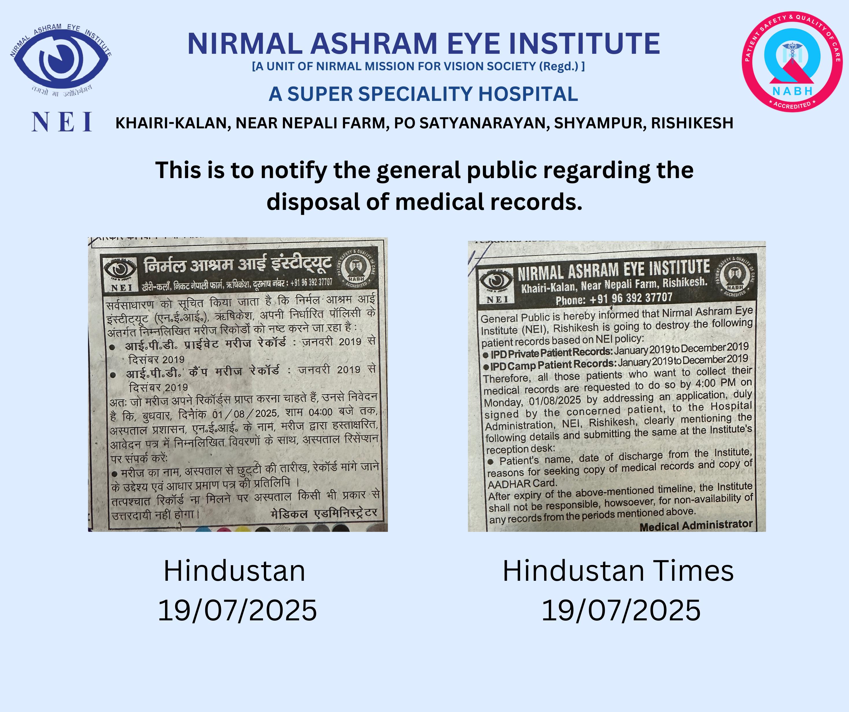 PUBLIC NOTICE